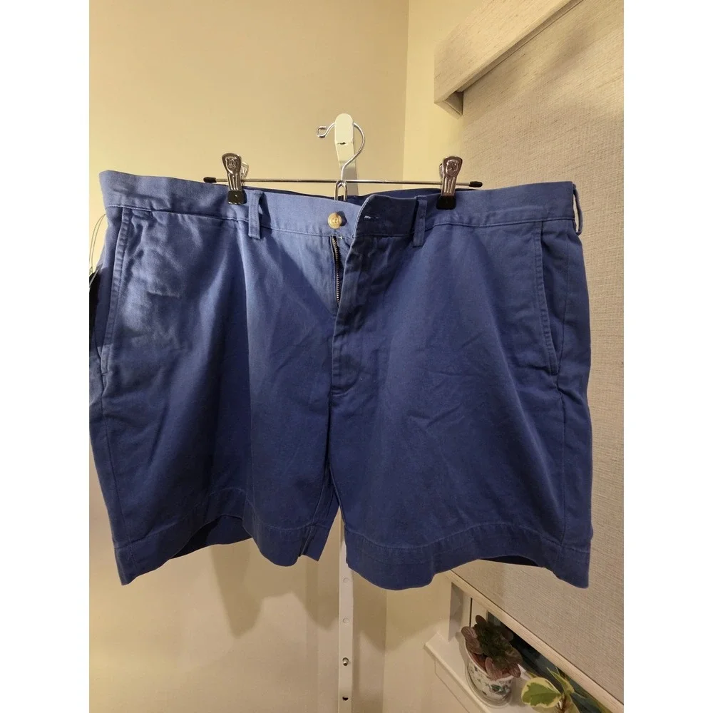 Polo Ralph Lauren Shorts Mens 40 Blue Salinger Chino Straight Classic NWT